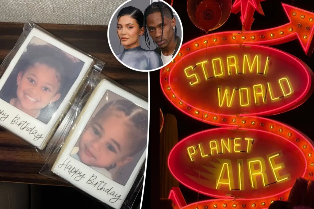Kylie Jenner and ex Travis Scott reunite to celebrate kids Stormi and Aire’s birthdays