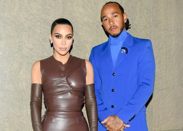 Kim Kardashian jets to UK for secret rendezvous with F1 star Lewis Hamilton: report