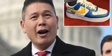 Goofy Nike Air sneakers land SoCal Democrat in hot water