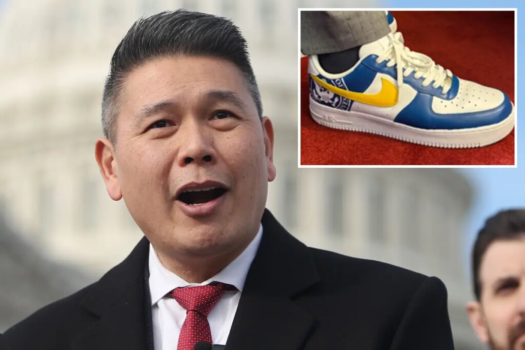 Goofy Nike Air sneakers land SoCal Democrat in hot water