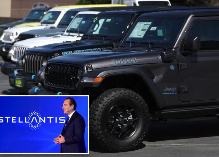 Stellantis stock plunges 25% as auto giant takes $26.5B charge from electric vehicle retreat