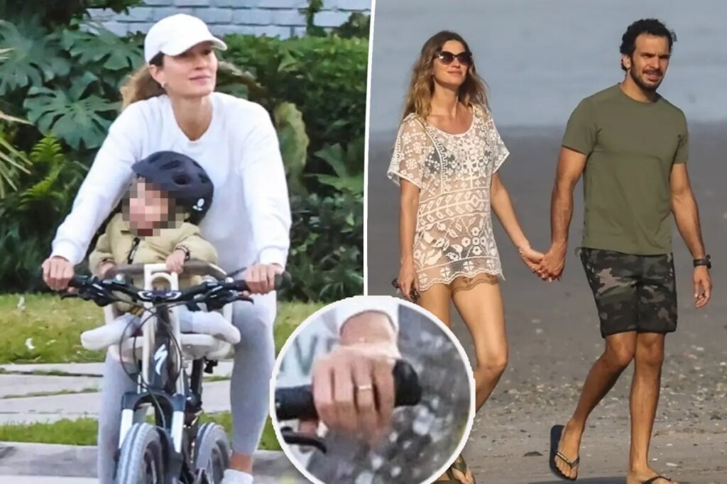 Gisele Bündchen shows off wedding ring for the first time since marrying Joaquim Valente