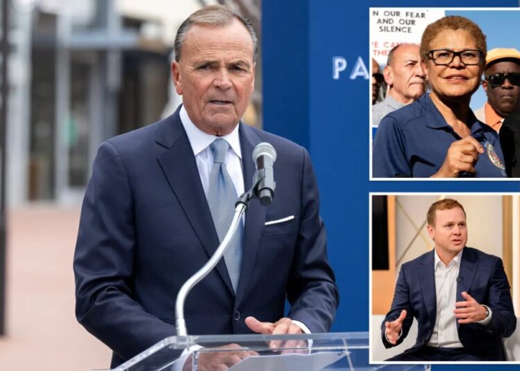 Rick Caruso blasts Karen Bass — and drops truth bomb about Spencer Pratt’s bid for mayor: ‘I’m going to say something I’ll probably regret’