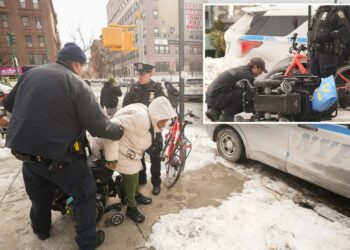 Harlem woman takes a nasty spill on her ‘life-risking’ wheelchair