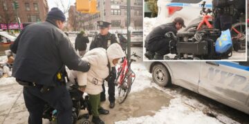 Harlem woman takes a nasty spill on her ‘life-risking’ wheelchair