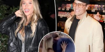 Tom Brady cozies up to Alix Earle on the dance floor during private Super Bowl party