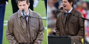 Charlie Puth performs remarkable rendition of national anthem at Super Bowl 2026