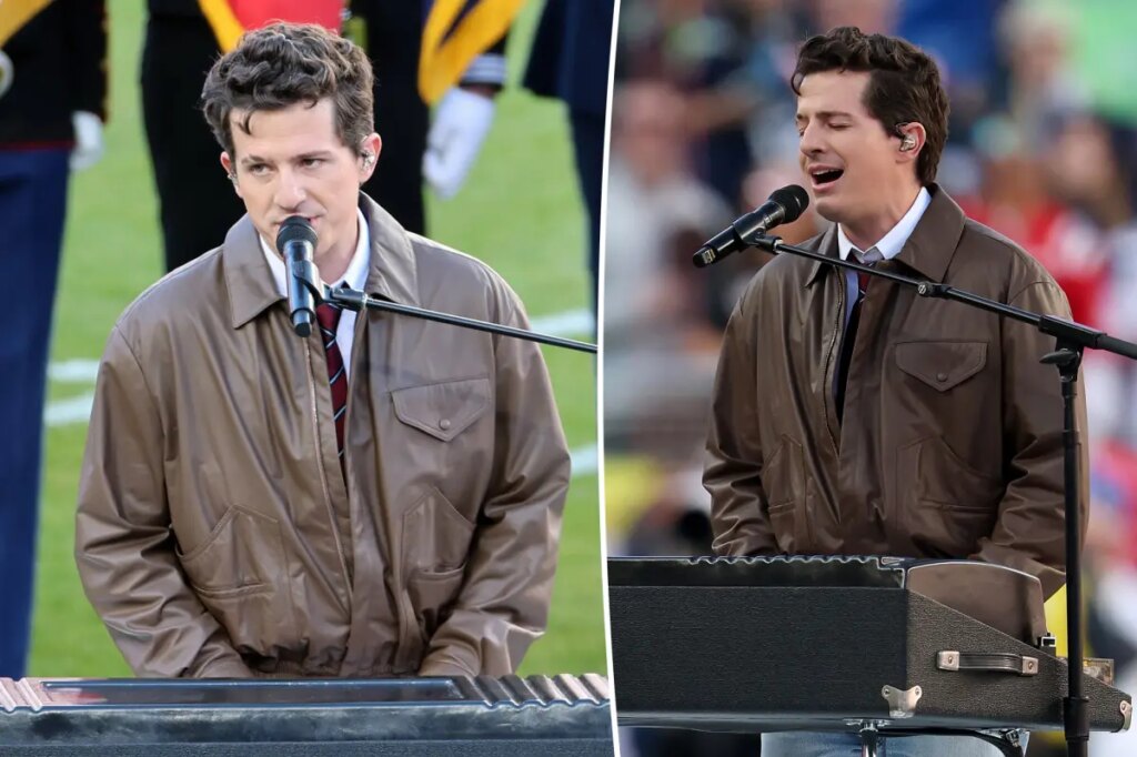 Charlie Puth performs remarkable rendition of national anthem at Super Bowl 2026