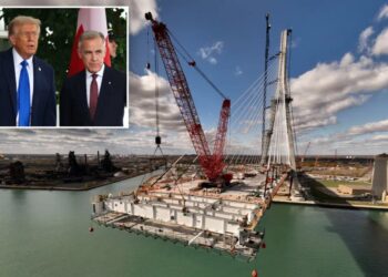 Trump says he will block US-Canada Bridge unless Canada negotiates on trade