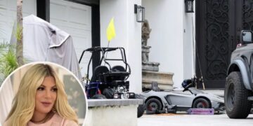 ‘Borderline hoarder’ Tori Spelling’s ‘disorganized chaos’ spills out of Calabasas rental
