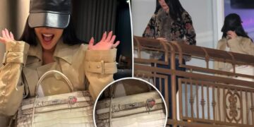 Kylie Jenner takes her $500K bag to dinner at strip mall sushi hot spot