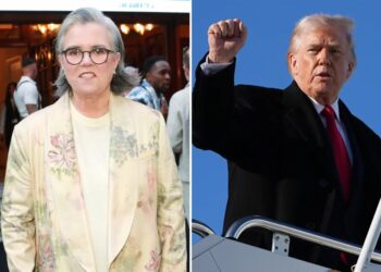 Rosie O’Donnell quietly slips back into US after defecting to Ireland after Trump’s re-election