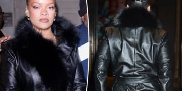 Rihanna suffers wardrobe malfunction, flashes backside at A$AP Rocky’s fashion show
