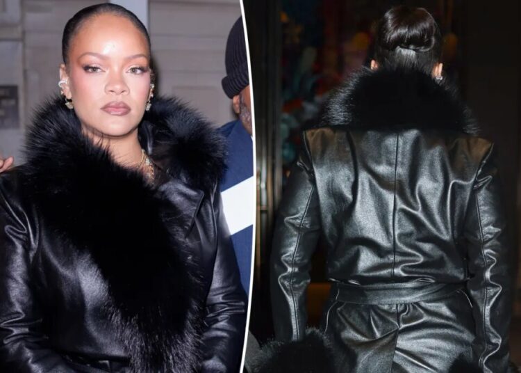 Rihanna suffers wardrobe malfunction, flashes backside at A$AP Rocky’s fashion show