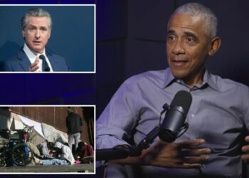 Obama blasts LA homeless ‘atrocity’ in jab at Gavin Newsom