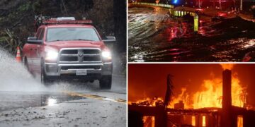Evacuation warning for Palisades and Eaton Fire areas ahead of winter storm
