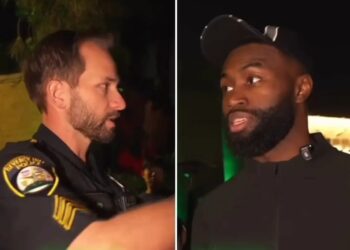 Jaylen Brown’s Beverly Hills event shut down by cops as Celtics star brutally slams city