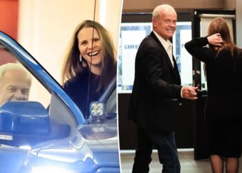 Kelsey Grammer, 70, and wife Kayte Walsh, 47, go on rare dinner date 4 months after welcoming son