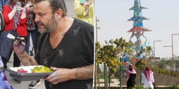 Artist Domingo Zapata gets ‘blank check’ from Saudi government to paint mural visible from space