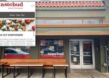 Woke Portland pizza restaurant hits diners with anti-ICE propaganda and bizarrely declares ‘food is political’