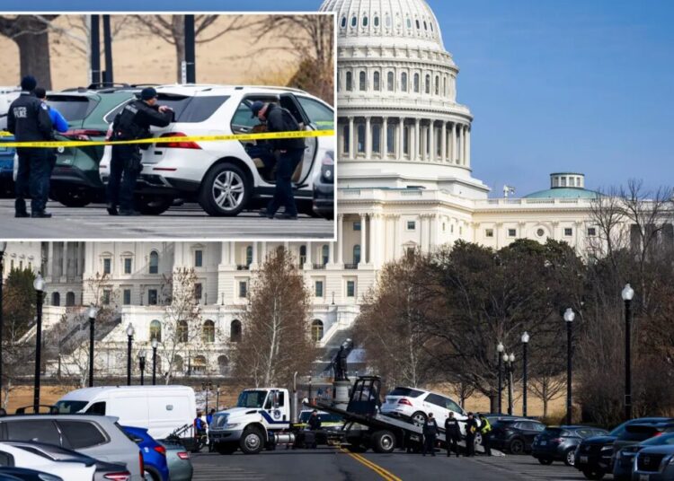 Police arrest Georgia man, 18, who charged US Capitol building wearing tactical vest, holding loaded shotgun