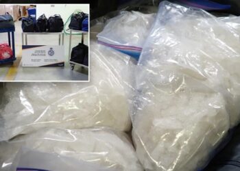 Canadian officials seize nearly 600 pounds of suspected methamphetamine at US border