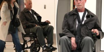 Eric Dane seen in a wheelchair at LAX in final photos before his death at 53