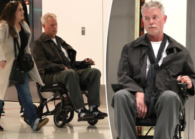 Eric Dane seen in a wheelchair at LAX in final photos before his death at 53