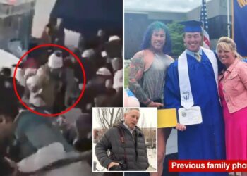 Rhode Island trans dad Robert Dorgan wasn’t part of ‘Senior Night’ photo with ex-wife, sons before deadly shooting