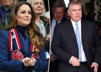 Kate Middleton seen for first time since ex-Prince Andrew’s arrest at Six Nations game
