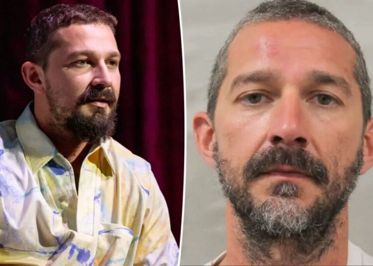 Shia LaBeouf’s mugshot released after Mardi Gras arrest in New Orleans