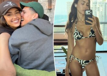 Jessica Alba snuggles up for PDA with Danny Ramirez, dons string bikini on romantic Miami getaway