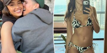 Jessica Alba snuggles up for PDA with Danny Ramirez, dons string bikini on romantic Miami getaway