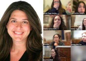 Hunter College professor Allyson Friedman sparks fury as she’s caught on hot mic making ‘blatantly racist’ comment