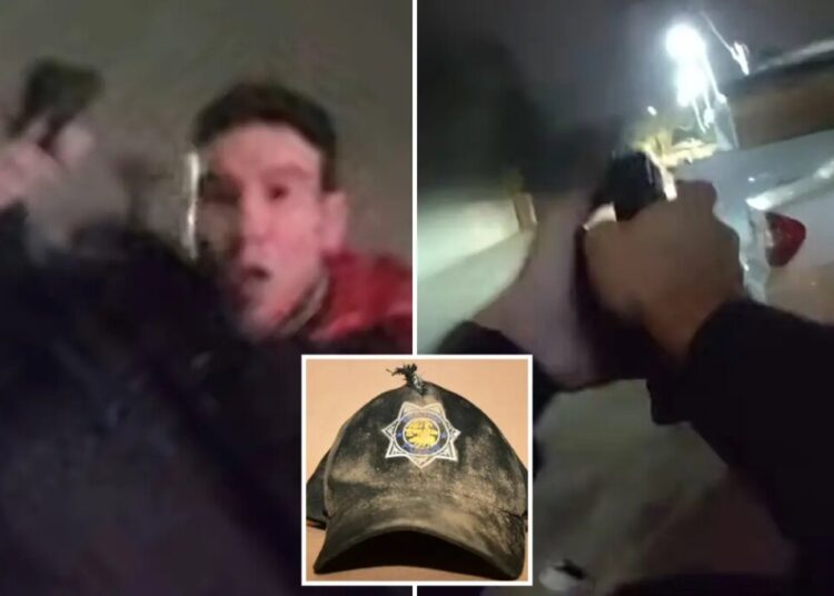 Fresno police share body cam of moment officer narrowly escapes a gunshot to the head