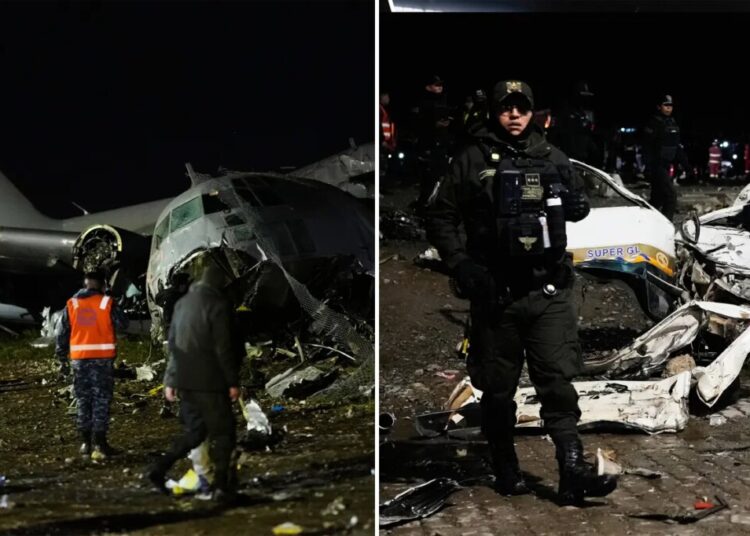 Cargo plane carrying money crashes near capital of Bolivia — at least 15 dead, official says