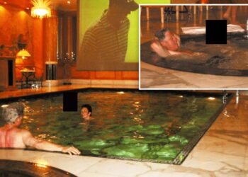 Clinton hot tub pic is from Asia trip ex-Prez took with Epstein and Maxwell — here’s more snaps from the racy night