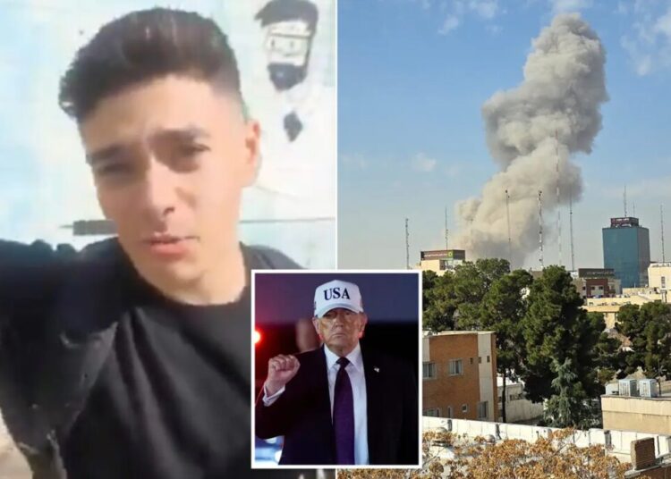 Iranians chant and dance in the streets after US, Israeli air strikes: ‘I love Trump!’