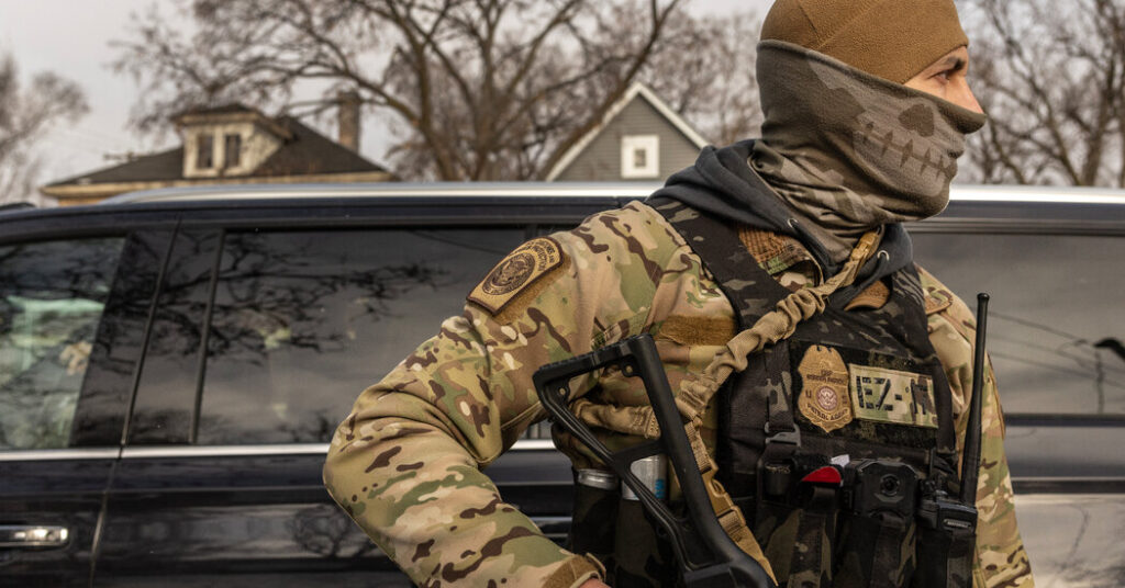The High-Stakes Fight Over Masked Federal Agents