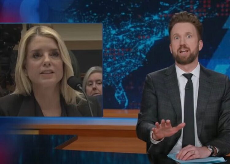 Late Night Boos Pam Bondi’s ‘Bratty’ Behavior