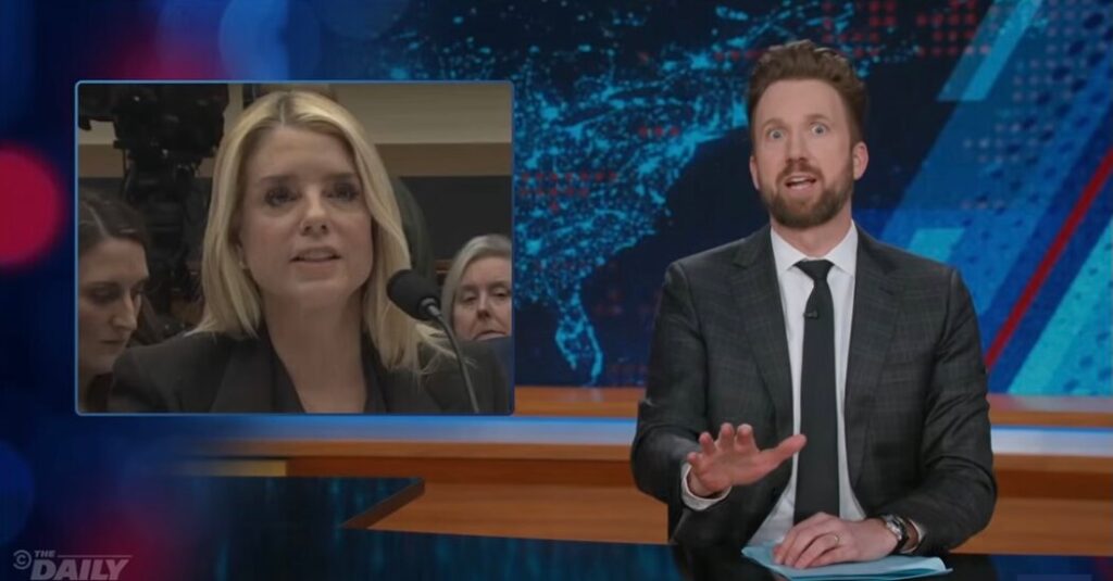 Late Night Boos Pam Bondi’s ‘Bratty’ Behavior