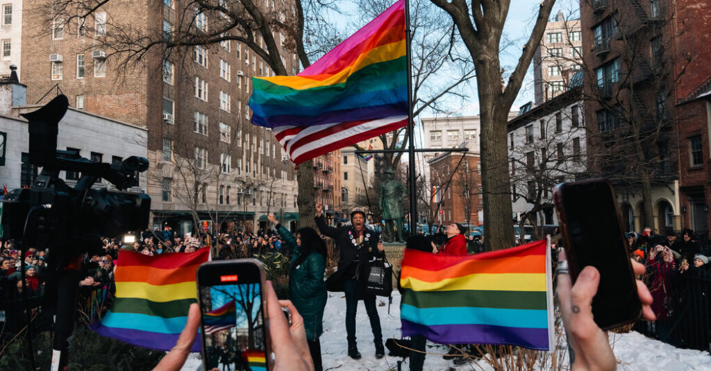 N.Y.C. Officials Reinstate Pride Flag at Stonewall After Federal Removal
