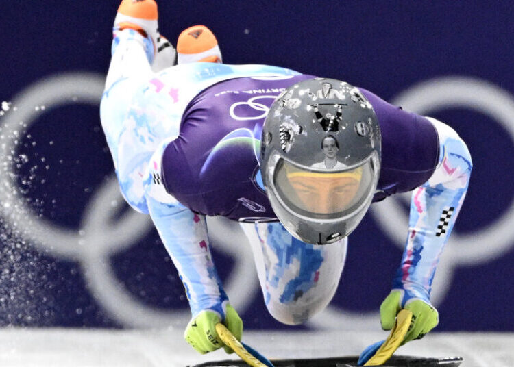 Ukrainian Olympian Is Disqualified Over Helmet With Images of War Dead