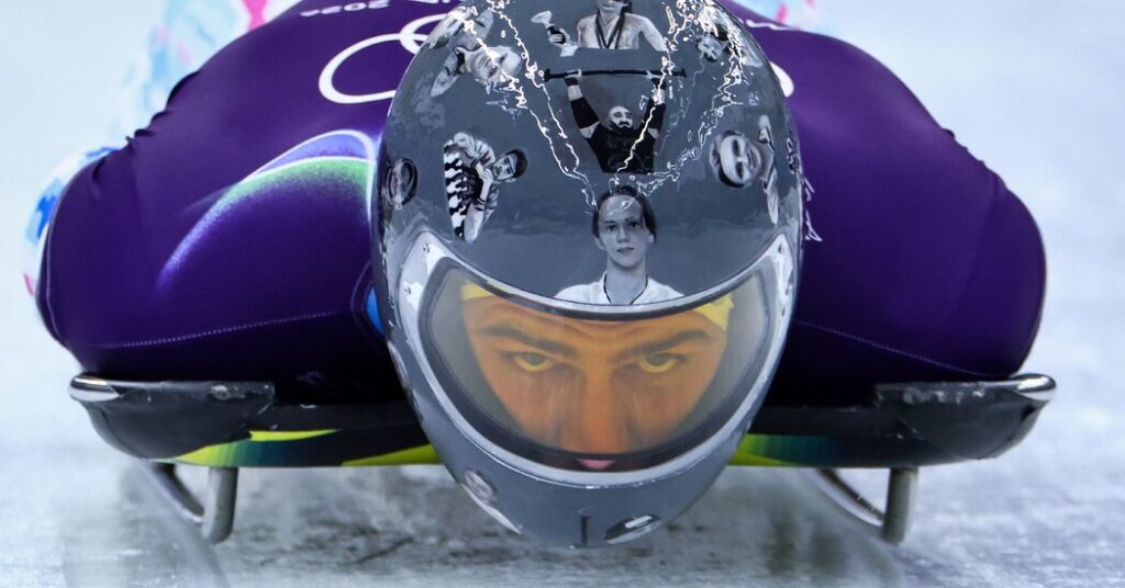 Ukrainian Olympian Is Disqualified Over Helmet Honoring War Dead