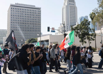 Three Federal Officers Injured in Los Angeles Protests, D.H.S. Says
