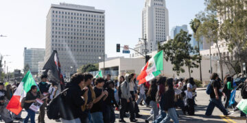 Three Federal Officers Injured in Los Angeles Protests, D.H.S. Says