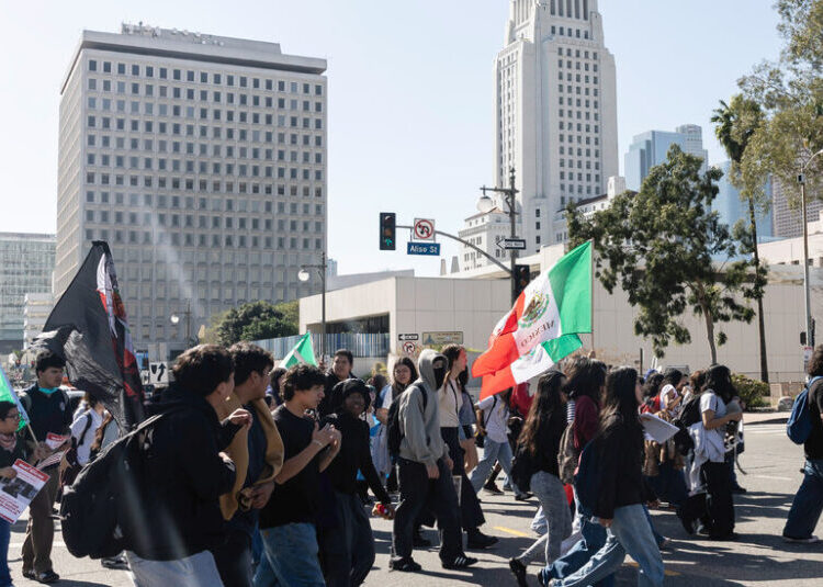 Three Federal Officers Injured in Los Angeles Protests, D.H.S. Says