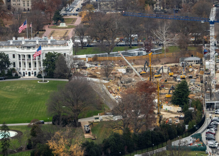 Trump Files Final Plans for White House Ballroom