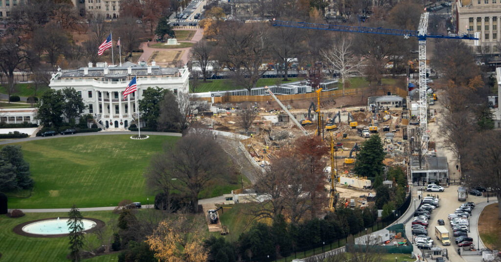 Trump Files Final Plans for White House Ballroom