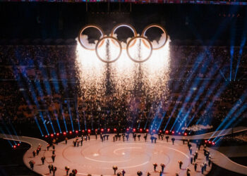 At the Winter Olympics, Covering the Piste and Big Parma